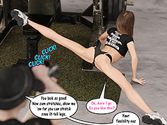 Hold still you slutty cock..