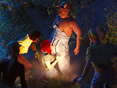 She did just throat that..